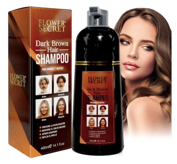 SHAMPOO PINTA CANAS FLOWER SECRET 400 ML PURETONE