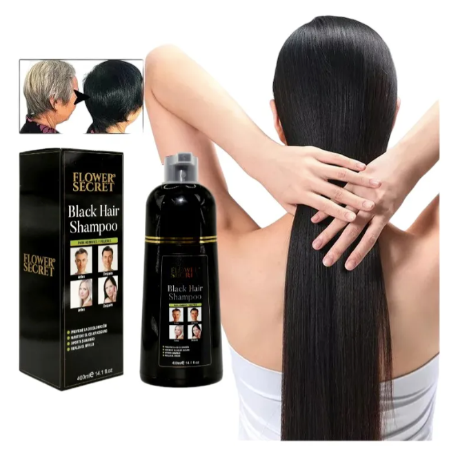 SHAMPOO PINTA CANAS FLOWER SECRET 400 ML PURETONE