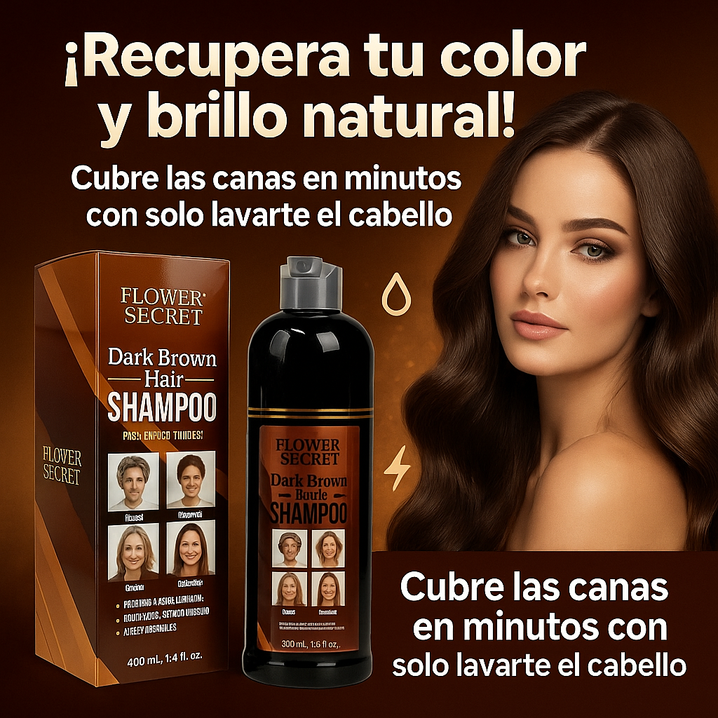 SHAMPOO PINTA CANAS FLOWER SECRET 400 ML PURETONE