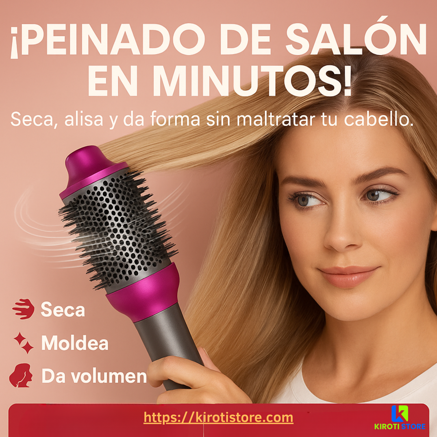 Secador de pelo 5 en 1 GLOWDDRY