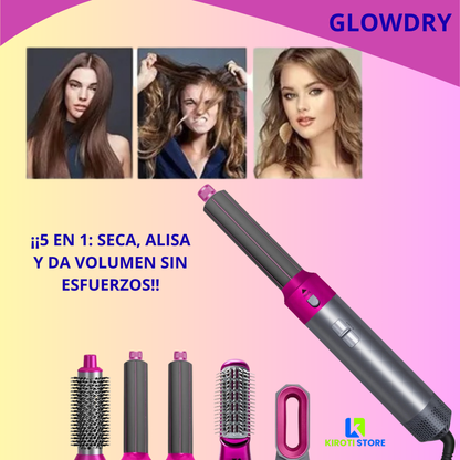 Secador de pelo 5 en 1 GLOWDDRY