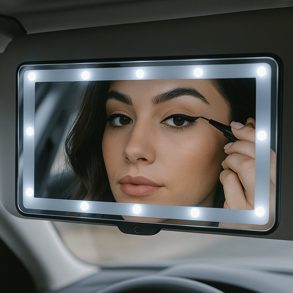 CarGlam™ - Espejo LED con Luz para Auto