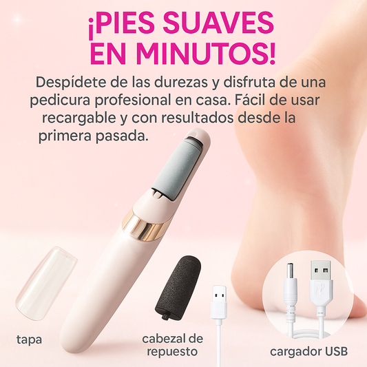 Lima Electrónica para Pies Recargable SilkySteps