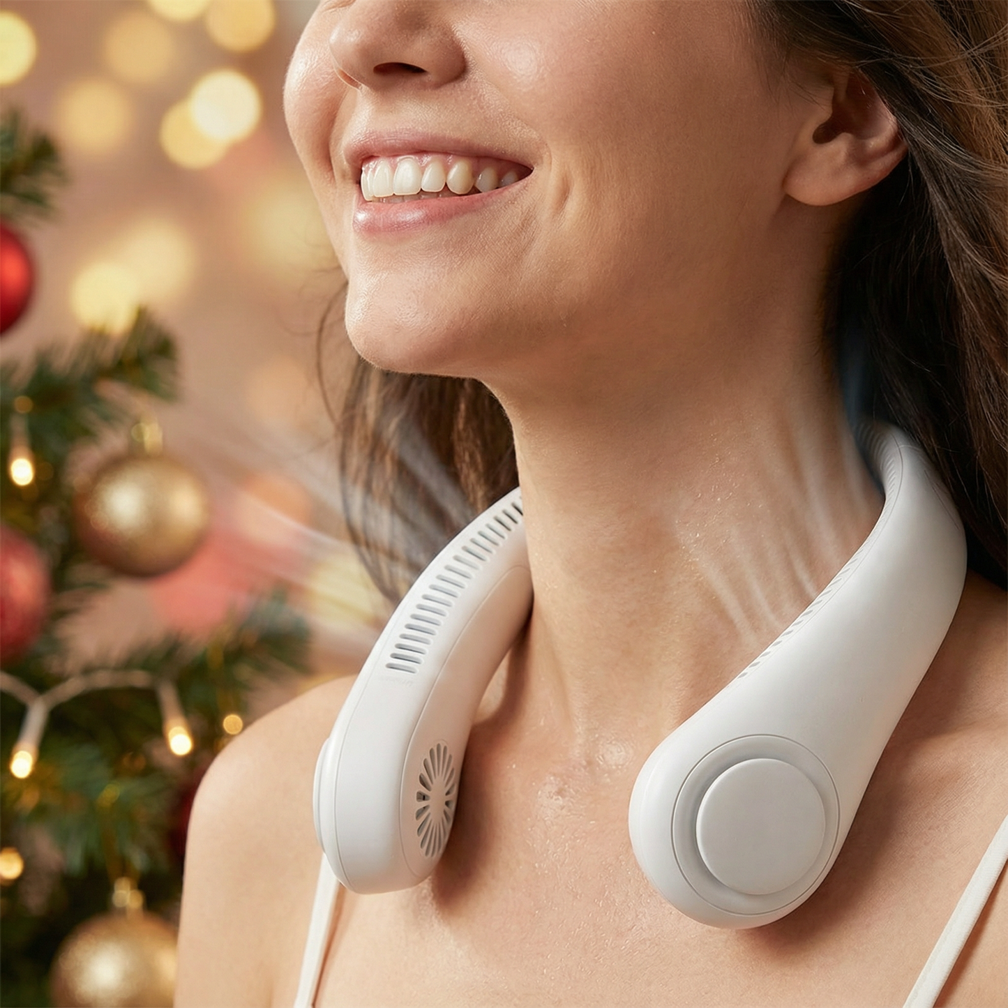 AirHalo™ - Ventilador de Cuello Portátil Recargable