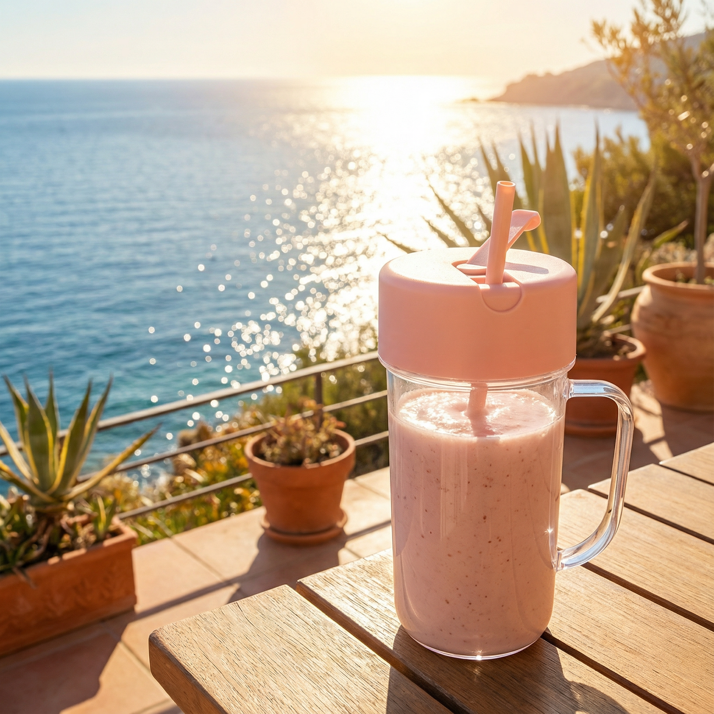 SmoothieMug™ - Licuadora Portátil con mango