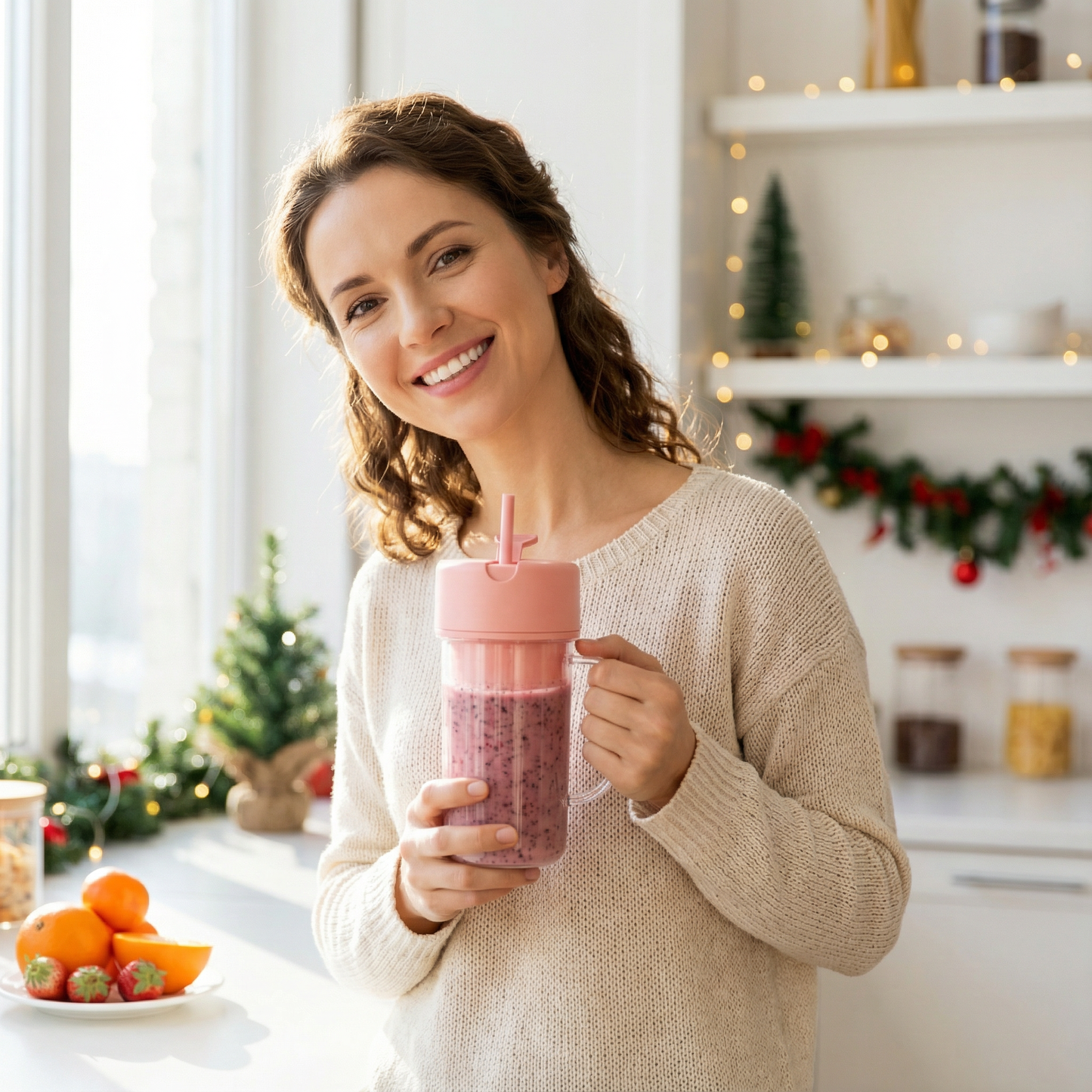 SmoothieMug™ - Licuadora Portátil con mango